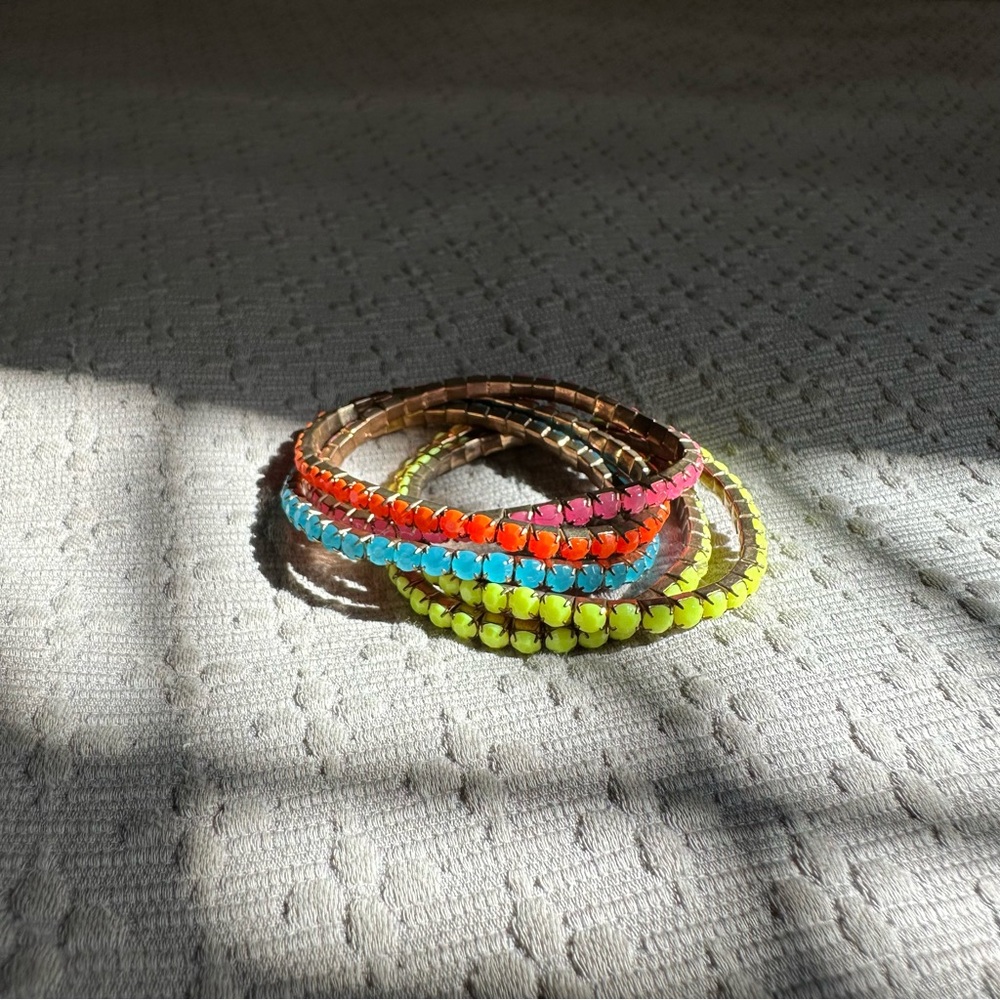 Colorful Beaded Festival Bracelet Set